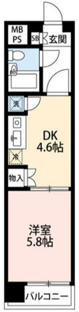 パークノヴァ横浜井土ヶ谷の物件間取画像